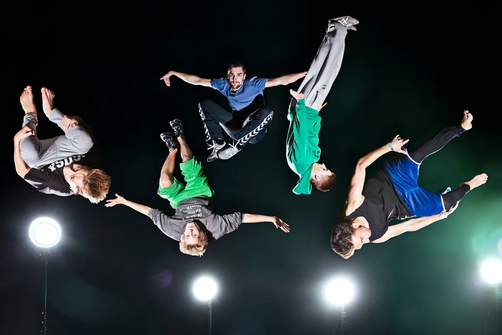 Parkour Team, Blitztest, Fotograf