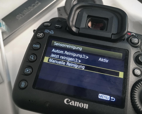 Sensorreinigung mit "eyelead" -