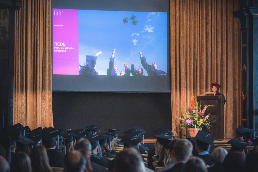 Abschlussfeier der Hochschule Macromedia -