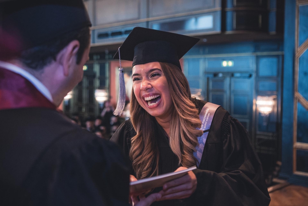 Abschlussfeier der Hochschule Macromedia -