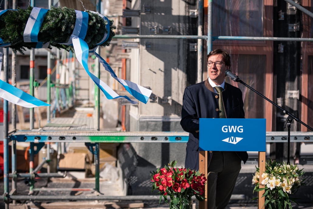 Richtfest der GWG in Freiham -