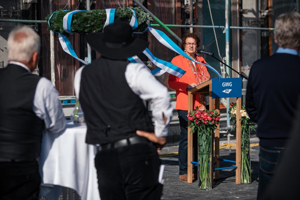 Richtfest der GWG in Freiham -