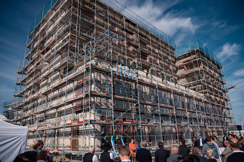 Richtfest der GWG in Freiham -