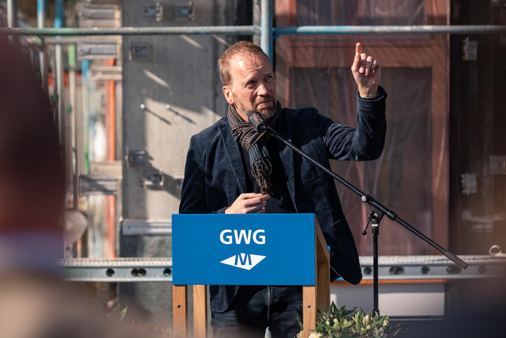 Richtfest der GWG in Freiham -