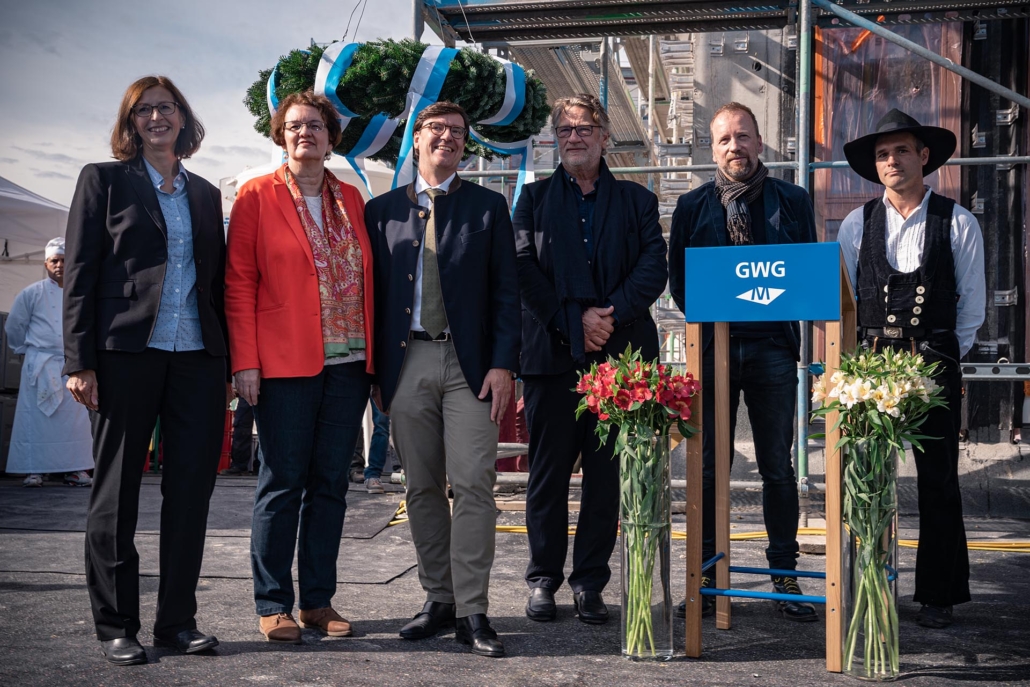 Richtfest der GWG in Freiham -