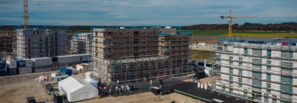 Richtfest der GWG in Freiham -