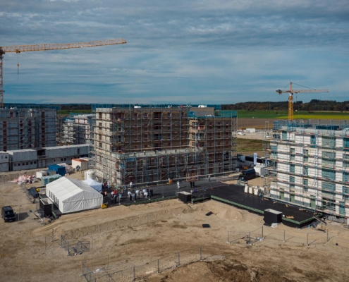 Richtfest der GWG in Freiham -