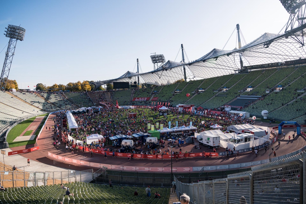 Olympiapark, M&uuml;nchen Marathon, Sportevents