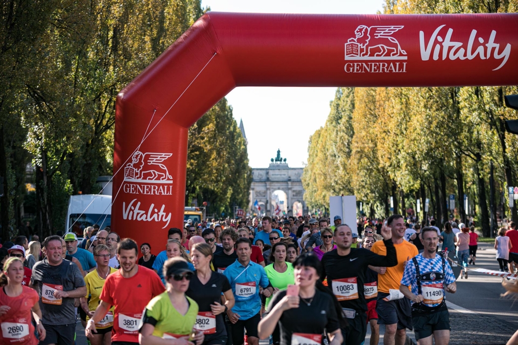 M&uuml;nchen Marathon, Sportevents, Laufevent, Fotograf, Videograf, Leopoldstra&szlig;e