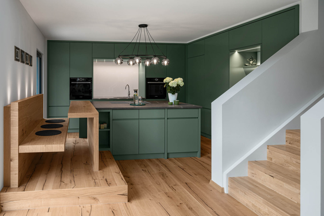 K&uuml;che, Deml Design, Aschau, Schreinerei, Portfolio,