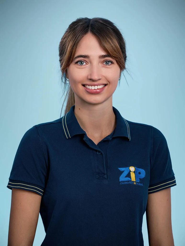 a woman smiling at camera