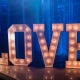Love, Leuchtschrift, Hochzeitsfotograf Friedberg