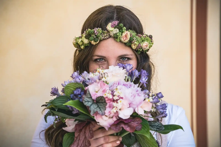 Brautstrauß, Hochzeit, Blumen