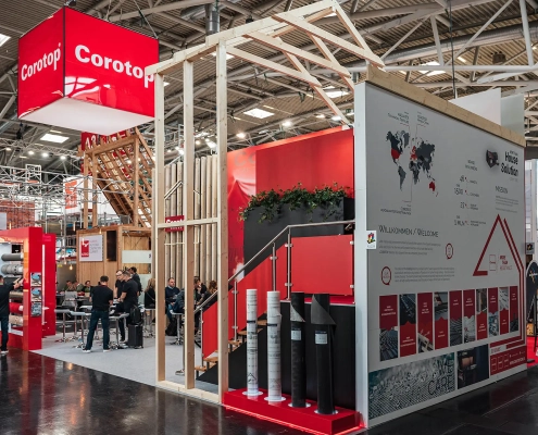 Bau Messe München, Messestand