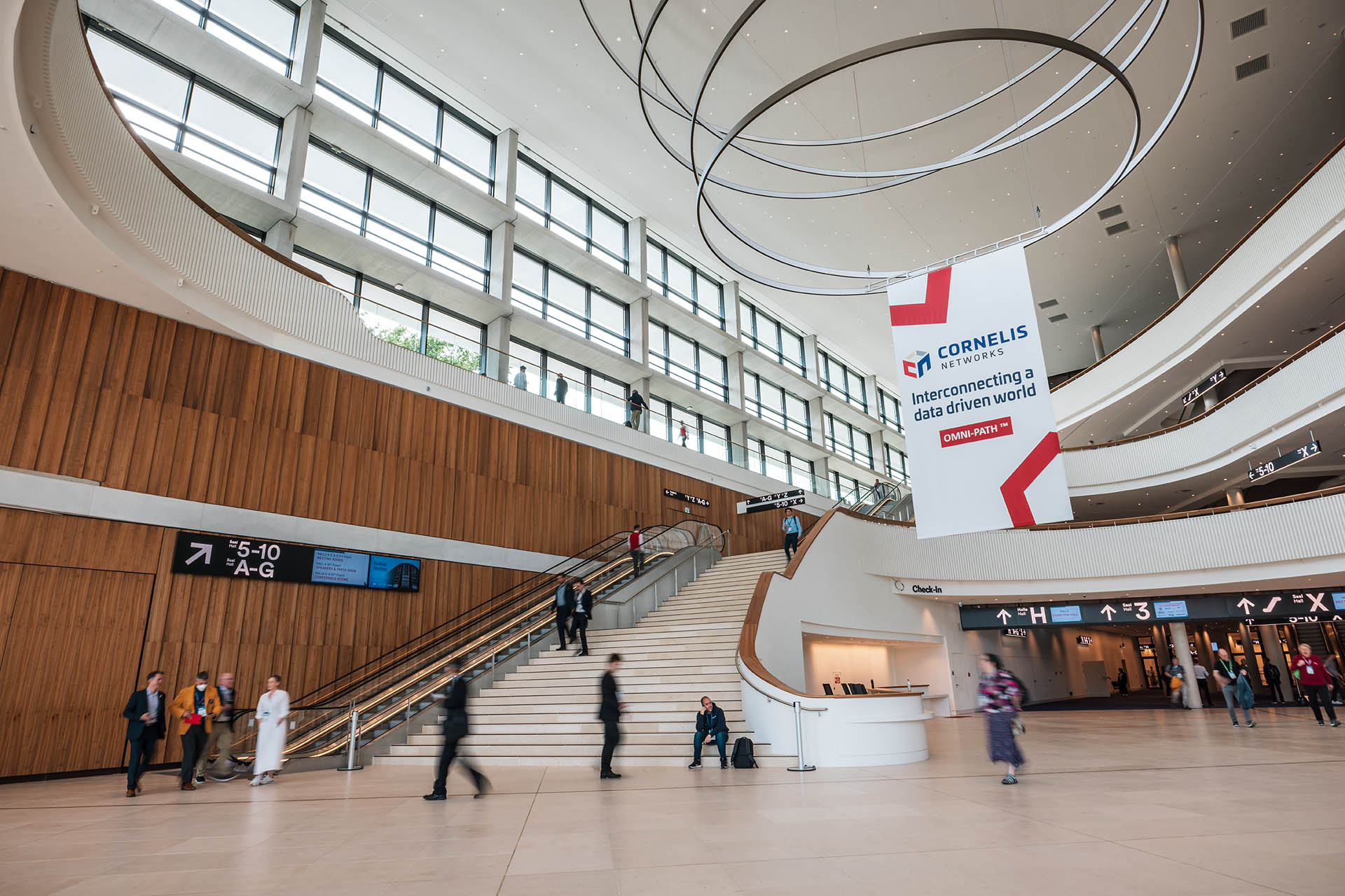 ISC 2023 im CCH Hamburg Eingang