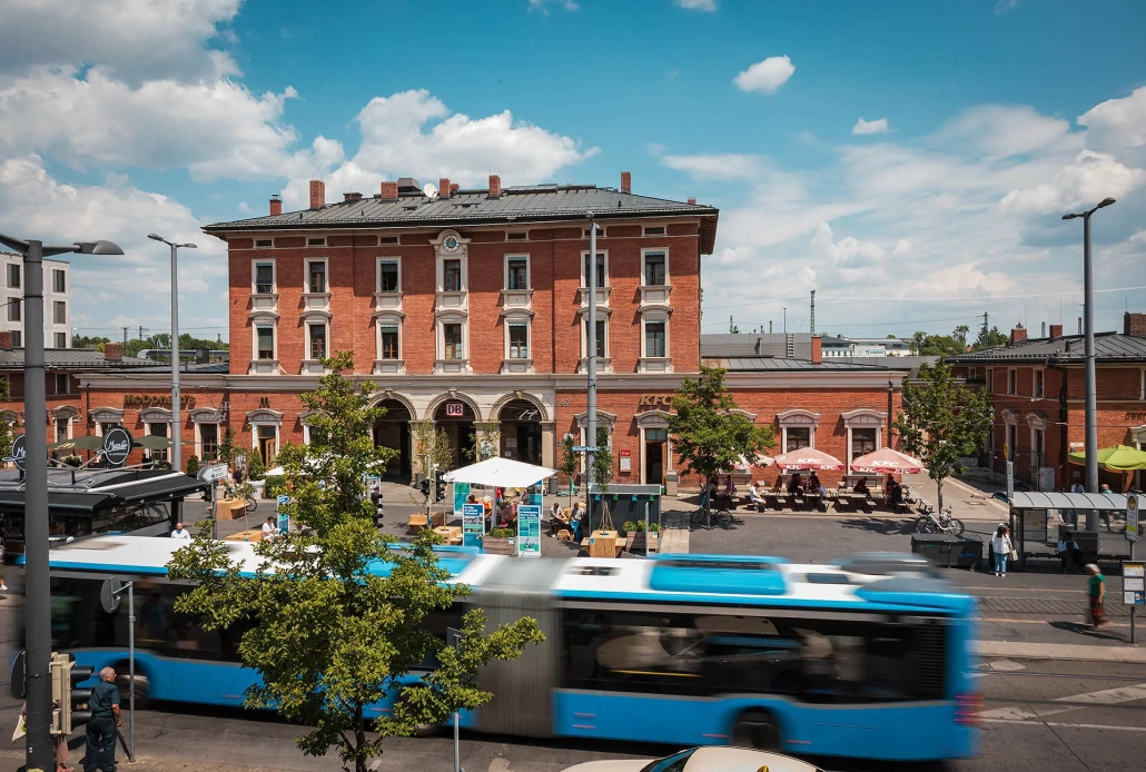 Der Bahnhof in M&uuml;nchen Pasing