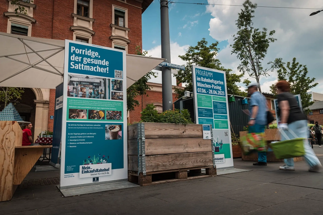 Blumen und Pflanzen, Bahnhofsgarten M&uuml;nchen Pasing, Reportage Fotografie