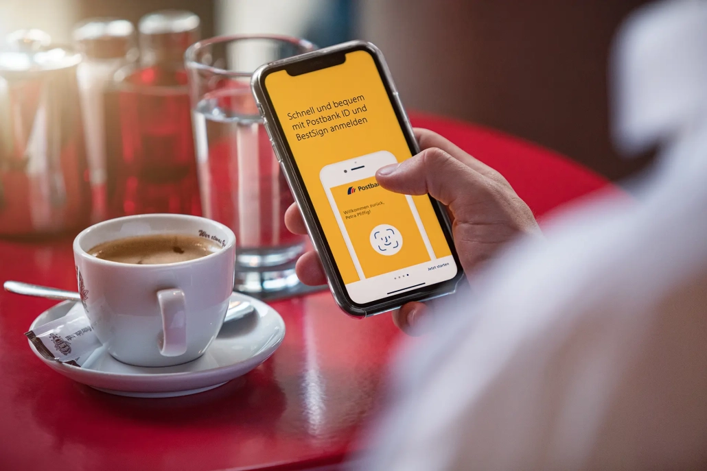 Businessfotografie Paul Paulsen M&uuml;nchen, Postbank App