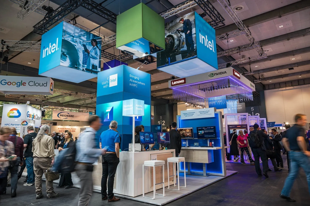 ISC Hamburg Intel Messestand
