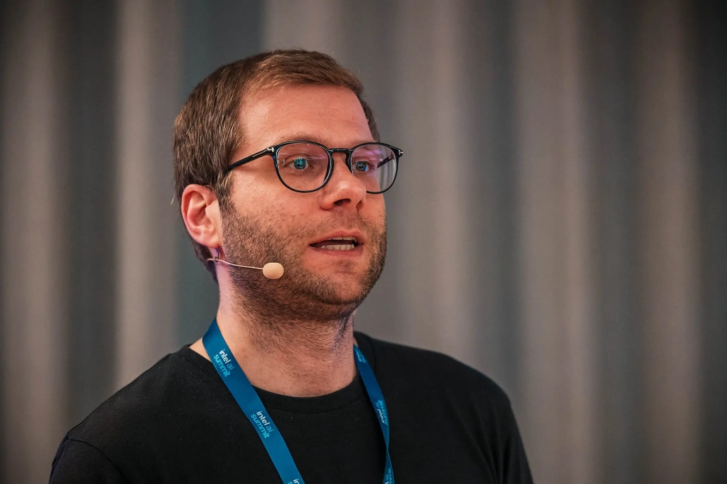 Speaker, Intel AI Summit, M&uuml;nchen, Fotograf, Paul Paulsen Photodesign