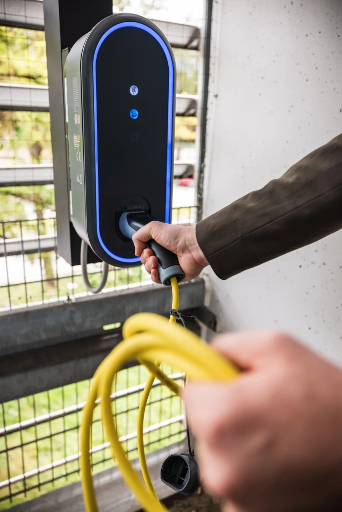 Ladebox f&uuml;r E-Autos, M&uuml;nchner Wohnen