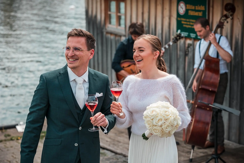 Brautpaar, Paarshooting, Hochzeit, Tegernsee