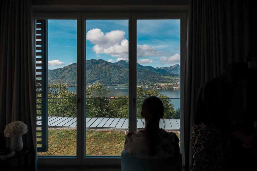 Hochzeits Fotoshooting im Das Tegernsee