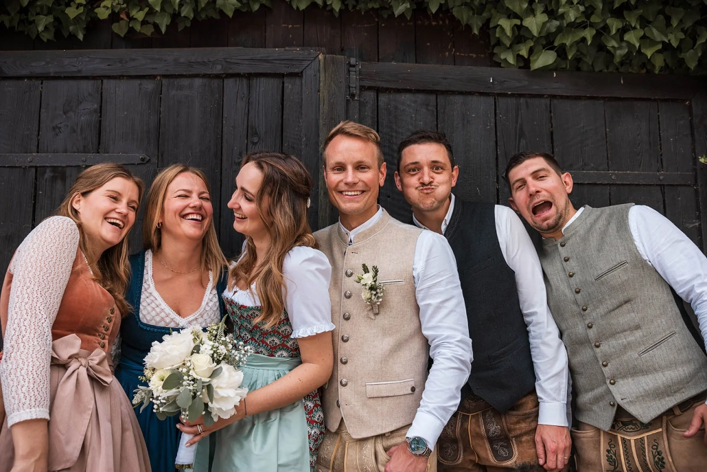 Hochzeitsgruppe, Hochzeit am Ammersee