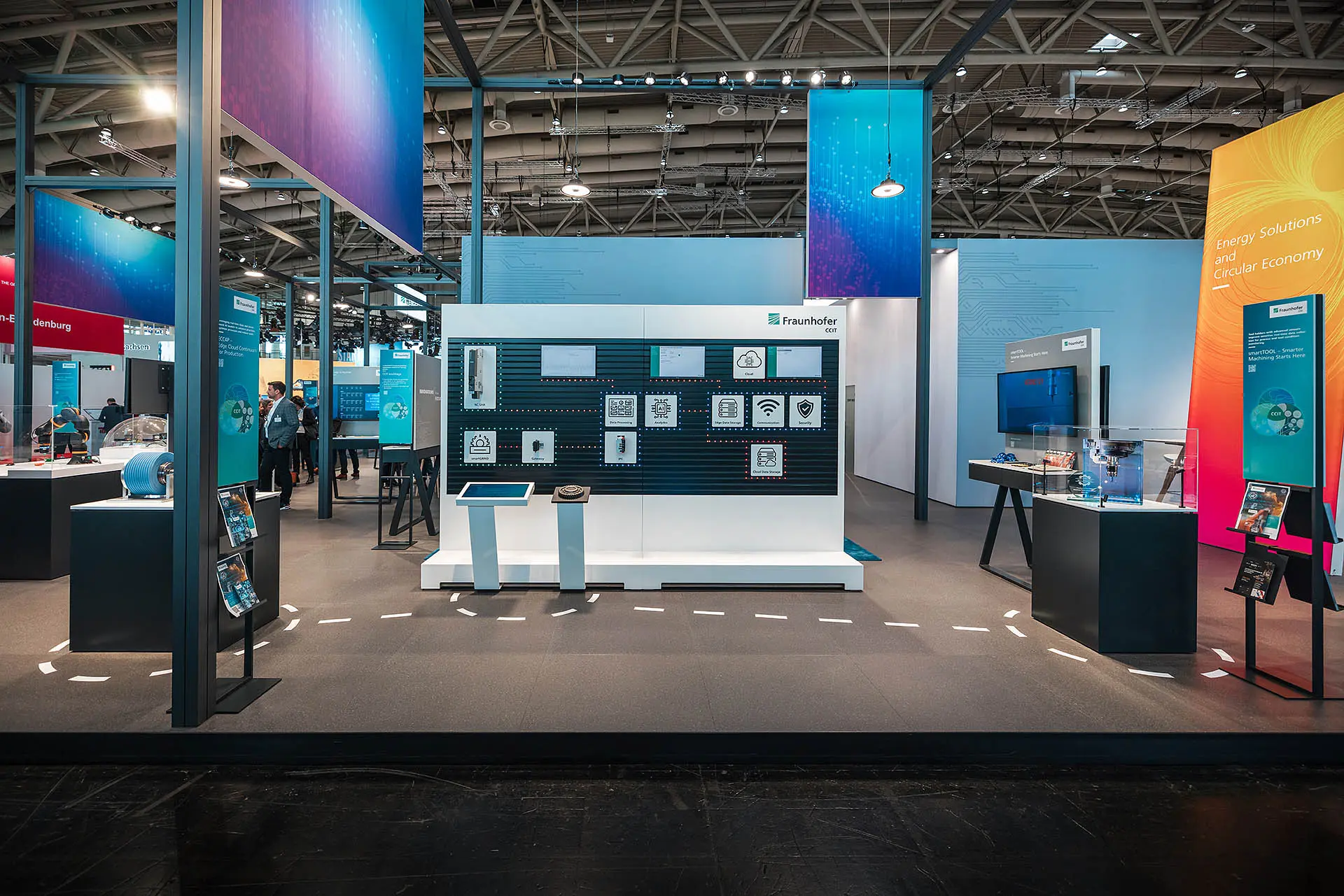 Fraunhofer, Messefotografie, Messestand