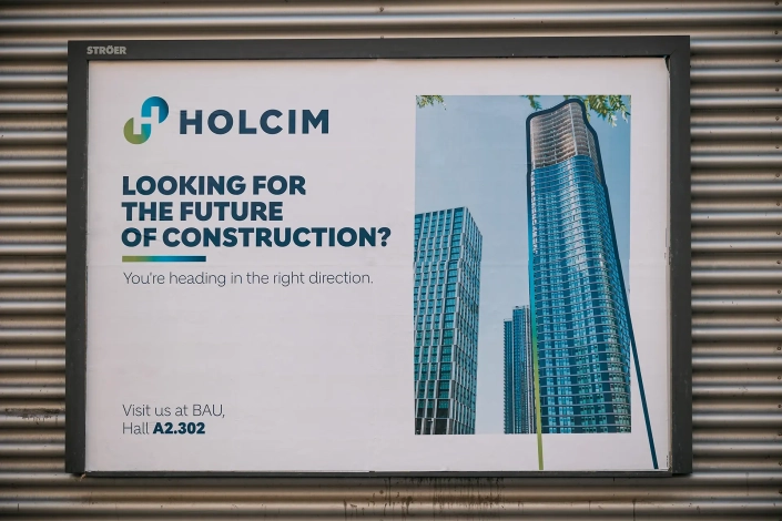 Holcim Plakat